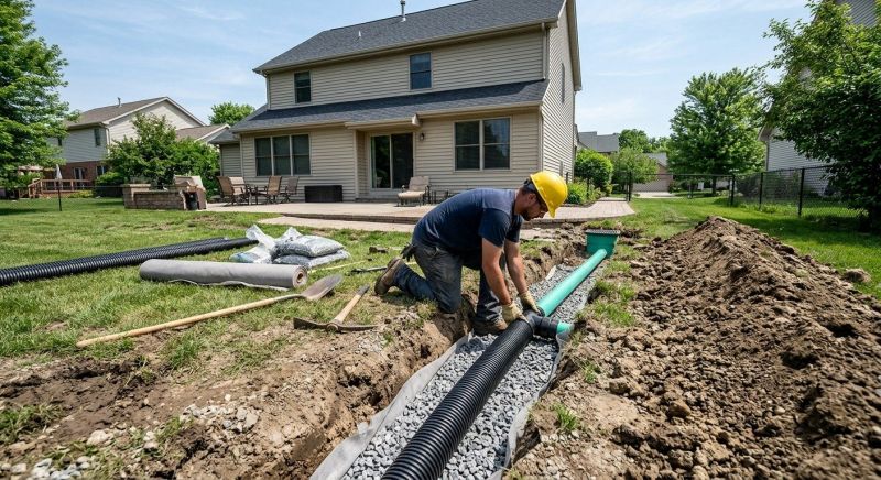 Courtyard Drain Installation Service